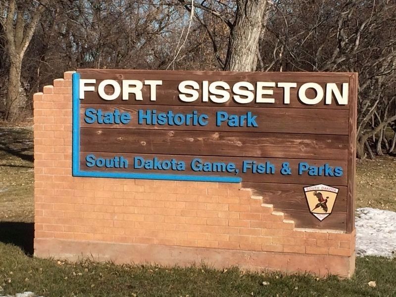 Fort Sisseton State Historic Park Sign. Click for full size. Fort Sisseton State Historic Park Sign image. Click for full size.