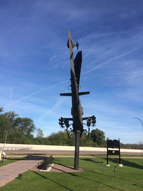 AH-1 Cobra attack Helicopter Marker (on the left in view) image. Click for full size.