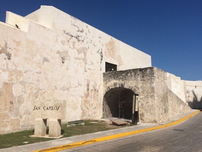 The Bastion of San Carlos Markers. Click for full size. The Bastion of San Carlos Markers image. Click for full size.