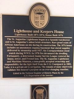 Lighthouse and Keepers House Marker image. Click for full size.