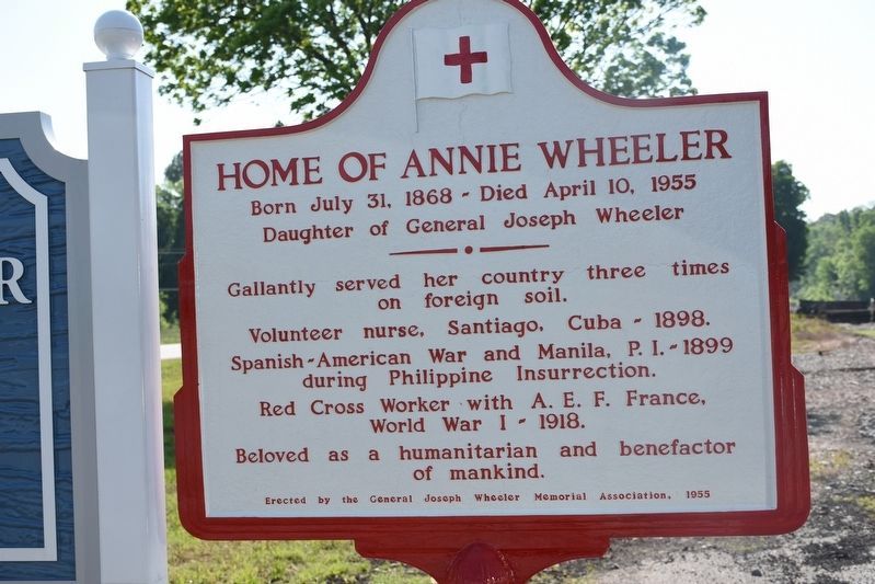 Home of Annie Wheeler Marker (New Marker) image. Click for full size.