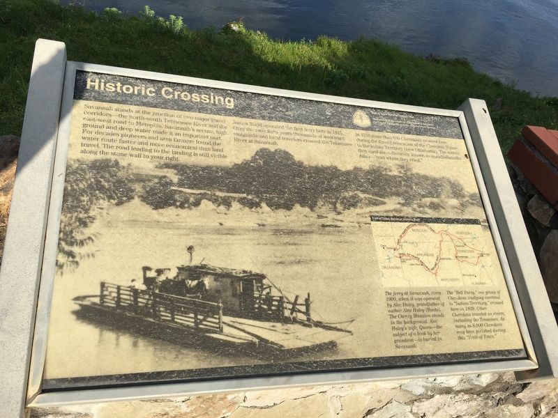 Historic Crossing Marker image. Click for full size.