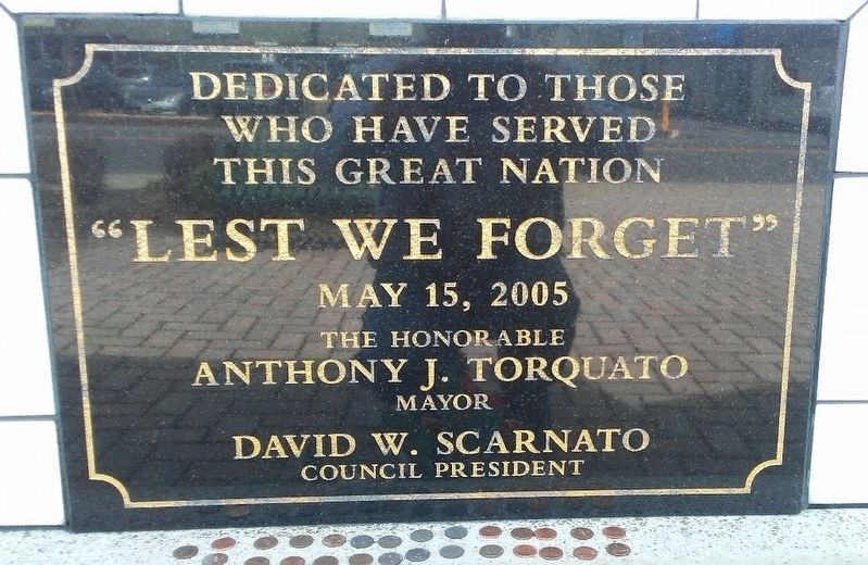 Veterans Memorial Dedication. Click for full size. Veterans Memorial Dedication image. Click for full size.
