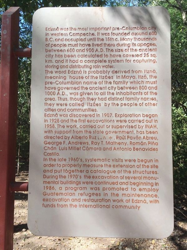 An additional marker near The Ambassadors' Platform Marker, in English. image. Click for full size.
