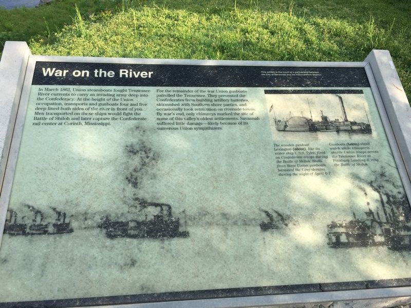 War on the River Marker image. Click for full size.