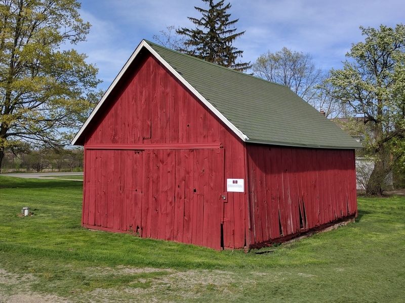 Carriage House and Marker. Click for full size. Carriage House and Marker image. Click for full size.