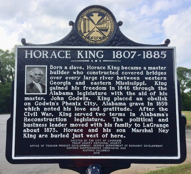 Horace King   1807-1885 Marker image. Click for full size.