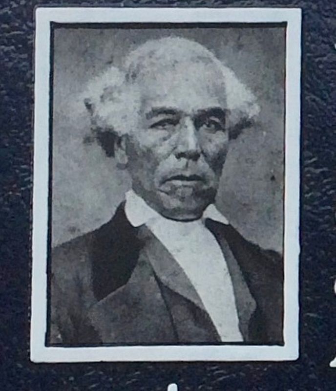 Horace King in his later years (photo from marker). image. Click for full size.
