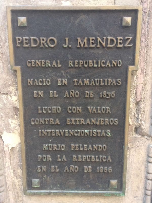 General Pedro J. Méndez Marker image. Click for full size.
