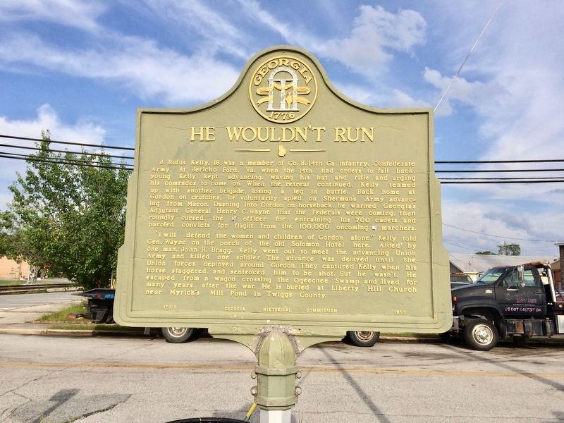Nearby marker about J. Rufus Kelly.. Click for full size. Nearby marker about J. Rufus Kelly. image. Click for full size.