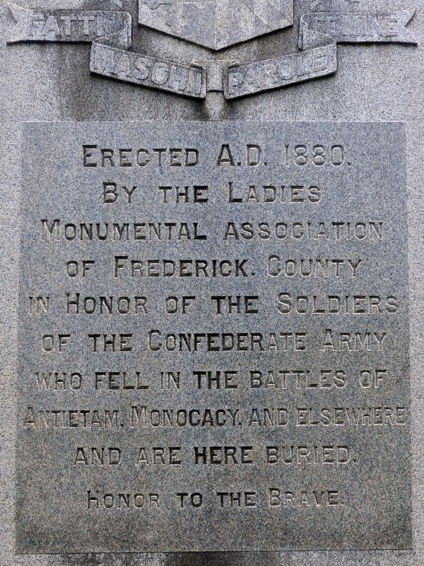 Confederate Sentinel Marker. Click for full size. Confederate Sentinel Marker image. Click for full size.