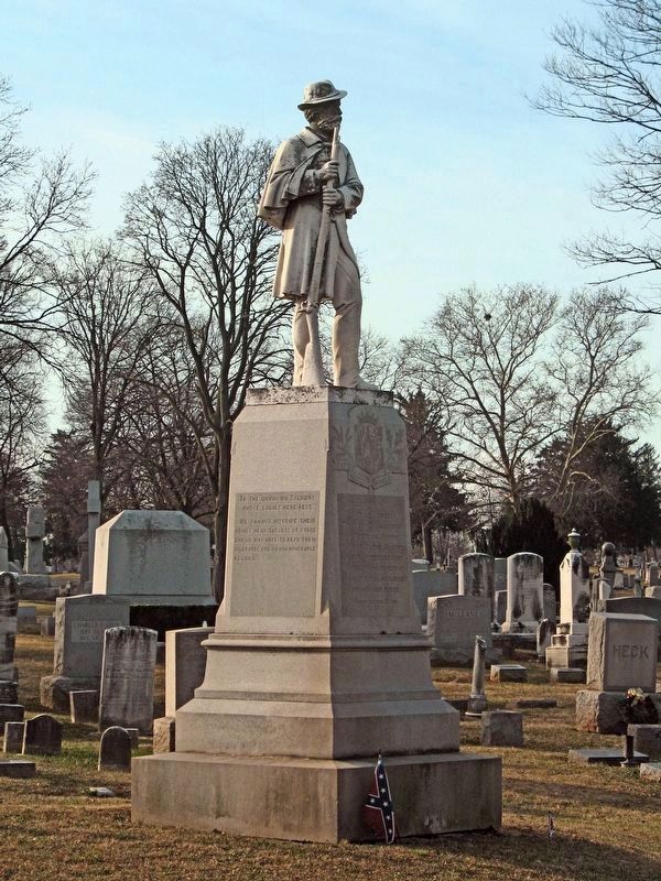 Confederate Sentinel Monument. Click for full size. Confederate Sentinel Monument image. Click for full size.