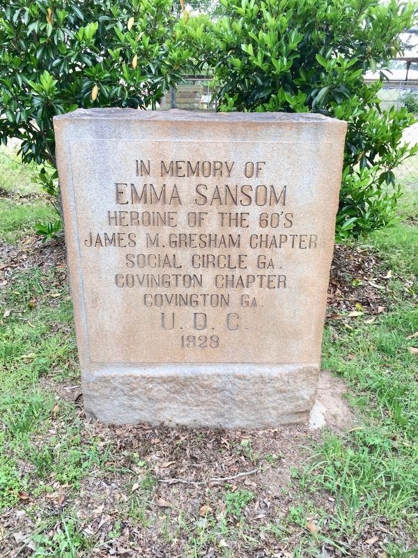 In Memory of Emma Sansom Monument image. Click for full size.