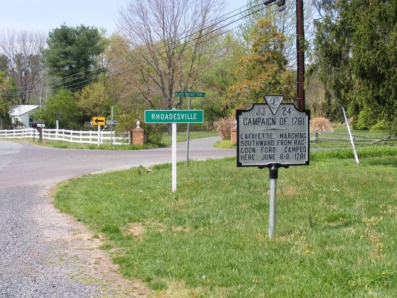 Campaign of 1781 Marker. Click for full size. Campaign of 1781 Marker image. Click for full size.