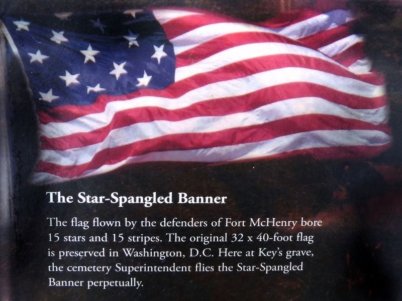 The Star Spangled Banner image. Click for full size.
