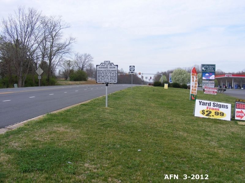 Robinson's Tavern Marker. Click for full size. Robinson's Tavern Marker image. Click for full size.