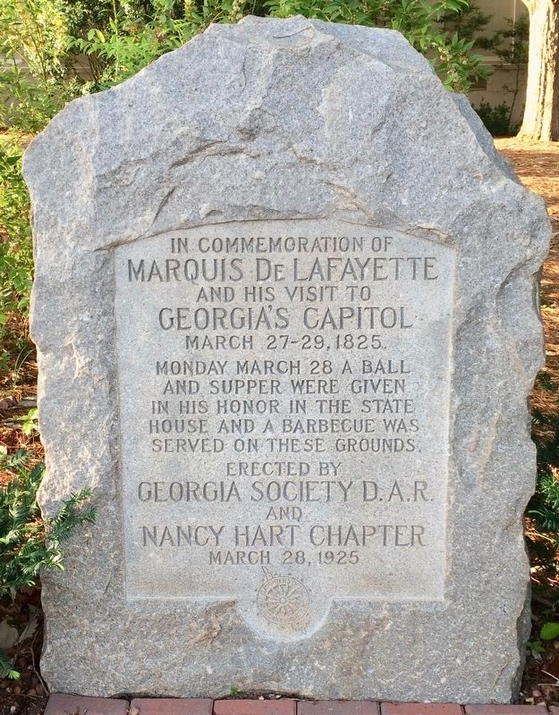 In Commemoration of Marquis De Lafayette Monument image. Click for full size.
