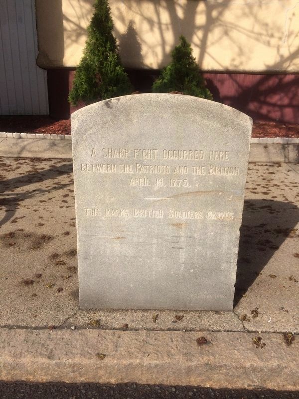 Revolutionary War skirmish marker. Click for full size. Revolutionary War skirmish marker image. Click for full size.