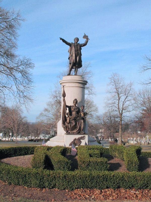 Francis Scott Key Monument and Grave image. Click for full size.