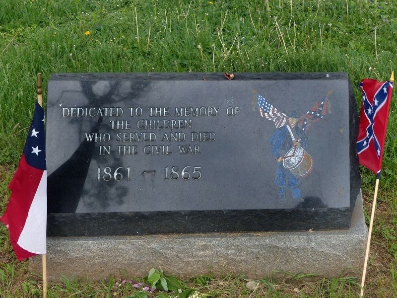Civil War Children's Memorial. Click for full size. Civil War Children's Memorial image. Click for full size.