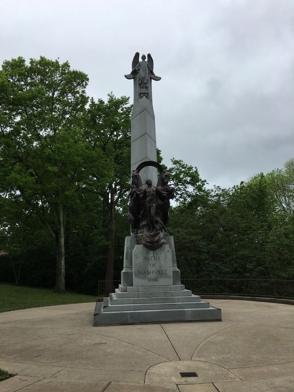 Battle of Nashville Monument image. Click for full size.