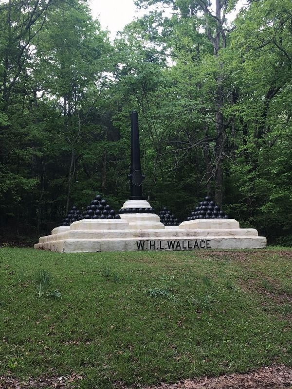 The W.H.L. Wallace Mortuary Monument at Shiloh image. Click for full size.