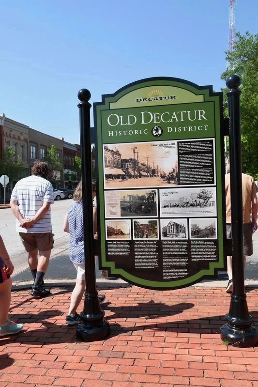 Old Decatur Historic District Marker image. Click for full size.