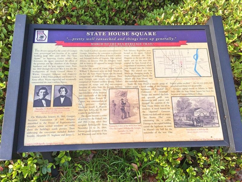 State House Square Marker image. Click for full size.