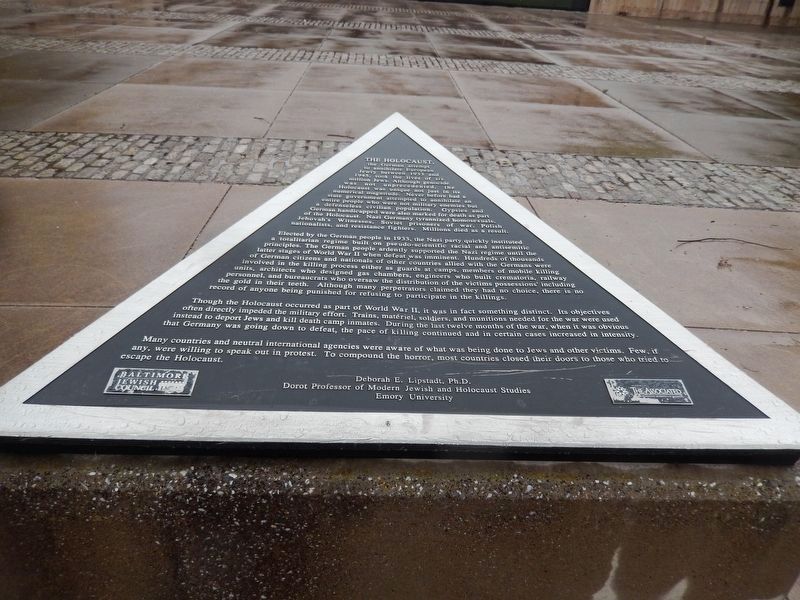 Holocaust Memorial Marker image. Click for full size.