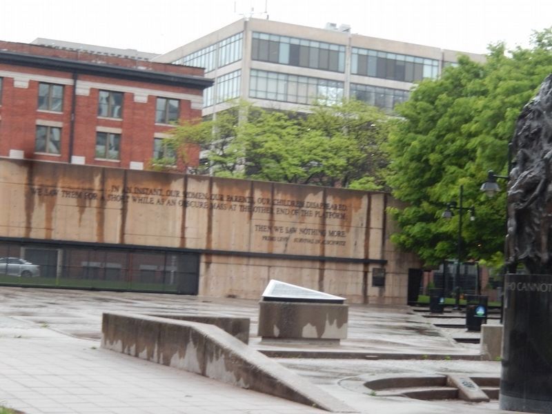 Holocaust Memorial-Right side of the wall image. Click for full size.