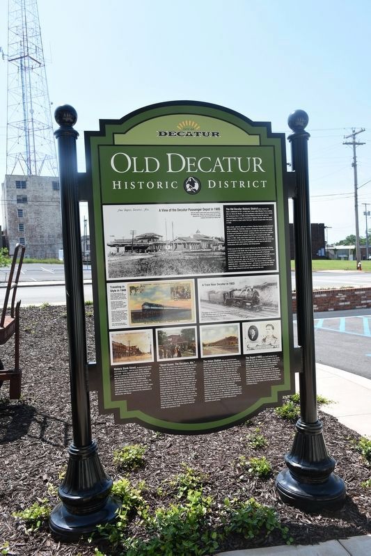 Old Decatur Historic District Marker image. Click for full size.