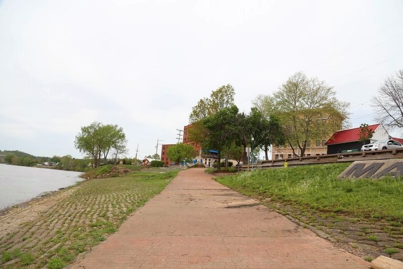 The Public Landing in Marietta, Ohio. Click for full size. The Public Landing in Marietta, Ohio image. Click for full size.