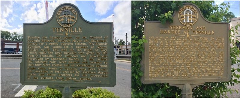 More markers across the street from depot station.. Click for full size. More markers across the street from depot station. image. Click for full size.