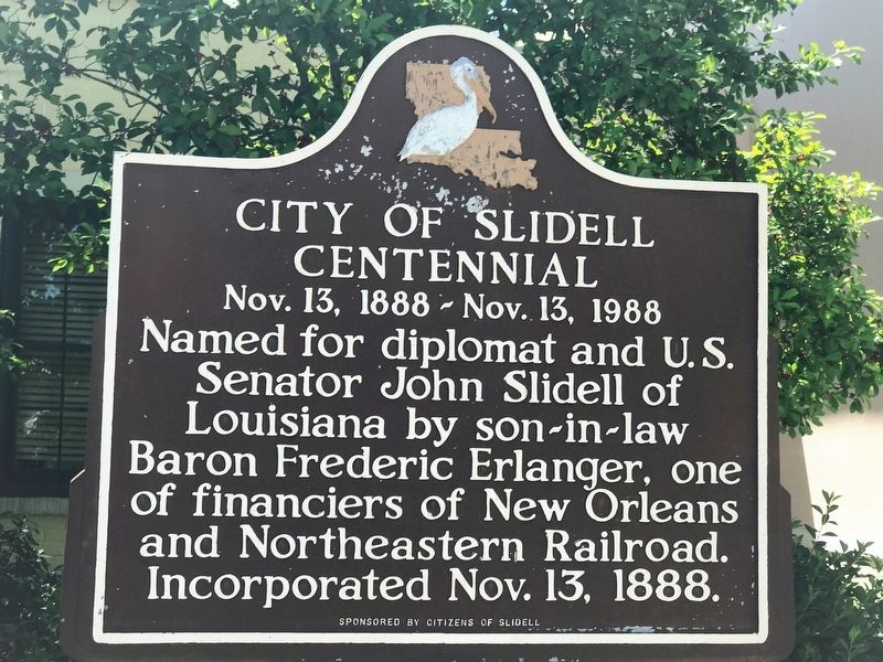 City of Slidell Centennial Marker image. Click for full size.