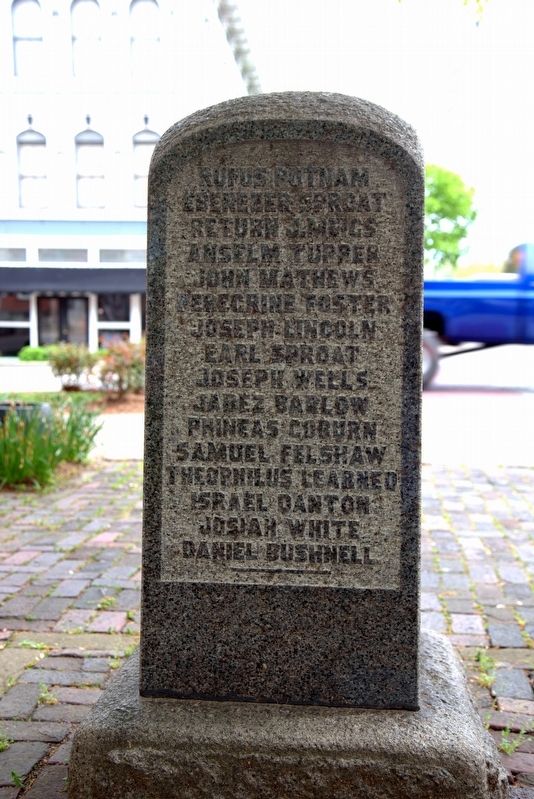 The Forty-Eight Pioneers Marker, West Face. Click for full size. The Forty-Eight Pioneers Marker, West Face image. Click for full size.
