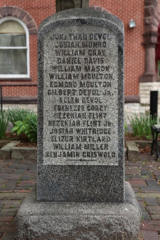 The Forty-Eight Pioneers Marker, South Face. Click for full size. The Forty-Eight Pioneers Marker, South Face image. Click for full size.