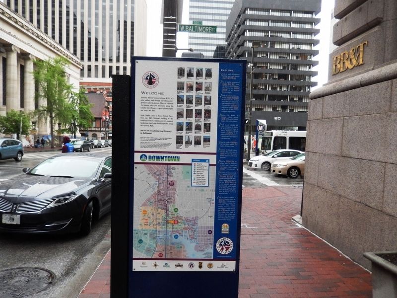 Building a City and a Nation: At the Crossroads Marker-Reverse side. Click for full size. Building a City and a Nation: At the Crossroads Marker-Reverse side image. Click for full size.