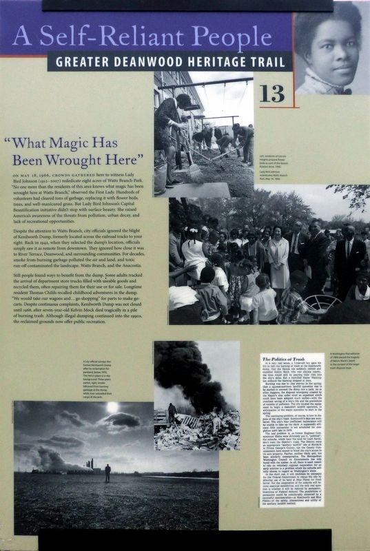 “What Magic Has Been Wrought Here” Marker. Click for full size. “What Magic Has Been Wrought Here” Marker image. Click for full size.