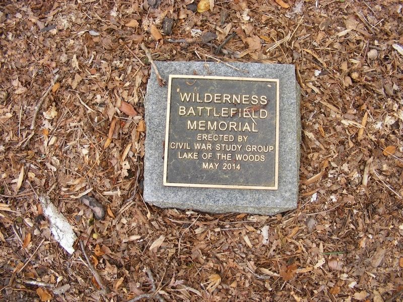 Wilderness Battlefield Memorial. Click for full size. Wilderness Battlefield Memorial image. Click for full size.