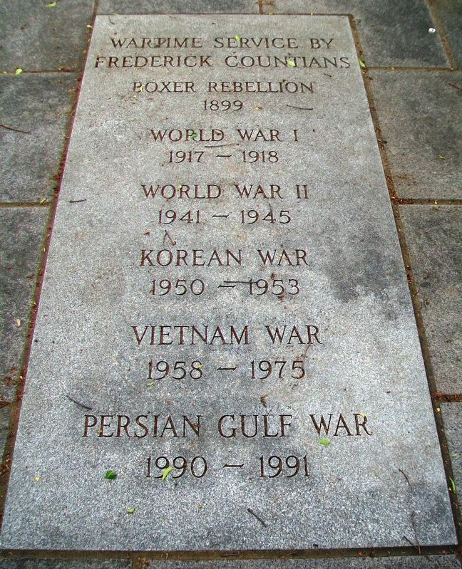 Frederick County Veterans Memorial Marker image. Click for full size.
