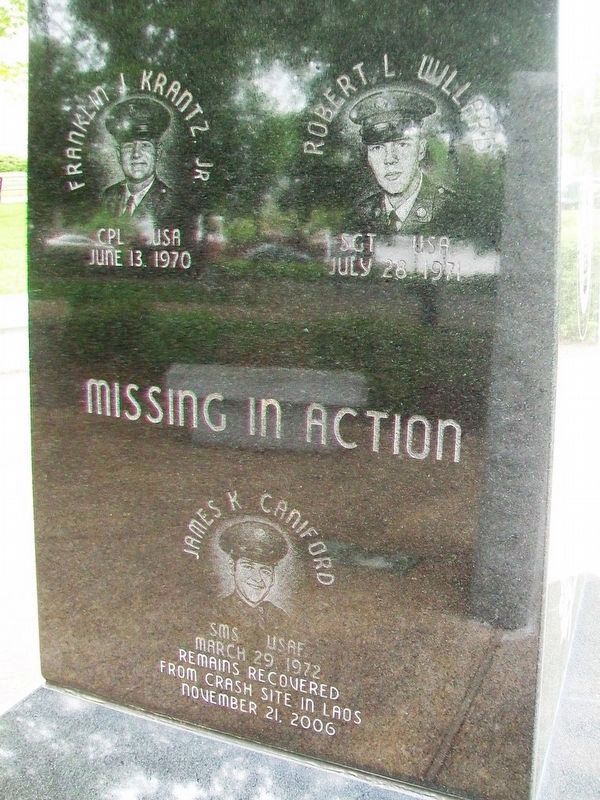 Frederick County Vietnam Veterans Memorial Honored Dead. Click for full size. Frederick County Vietnam Veterans Memorial Honored Dead image. Click for full size.