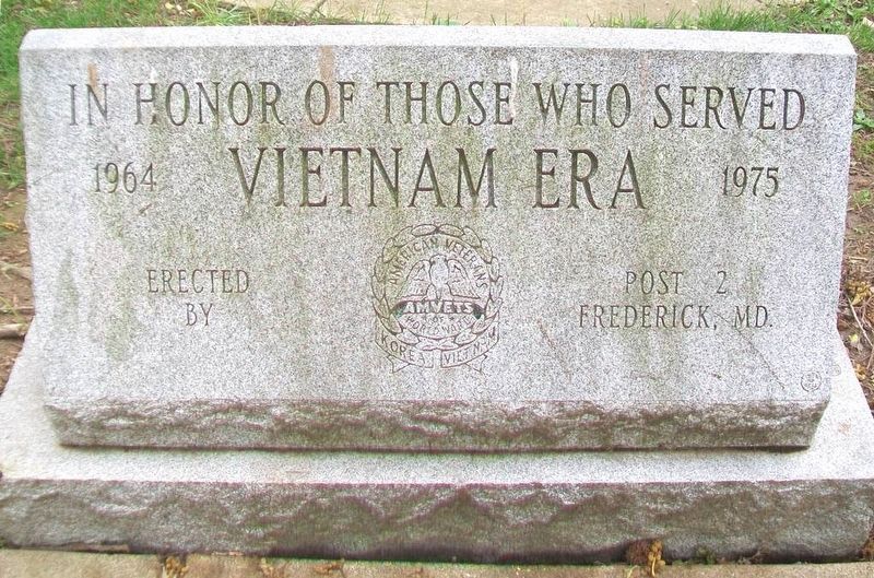 Vietnam Era Memorial Marker. Click for full size. Vietnam Era Memorial Marker image. Click for full size.