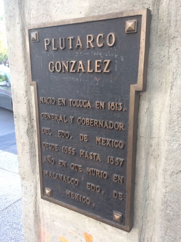 Plutarco González Marker. Click for full size. Plutarco González Marker image. Click for full size.