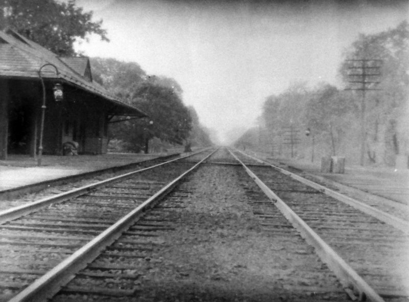 Garrett Park Baltimore & Ohio Railroad Station c. 1900 image. Click for full size.