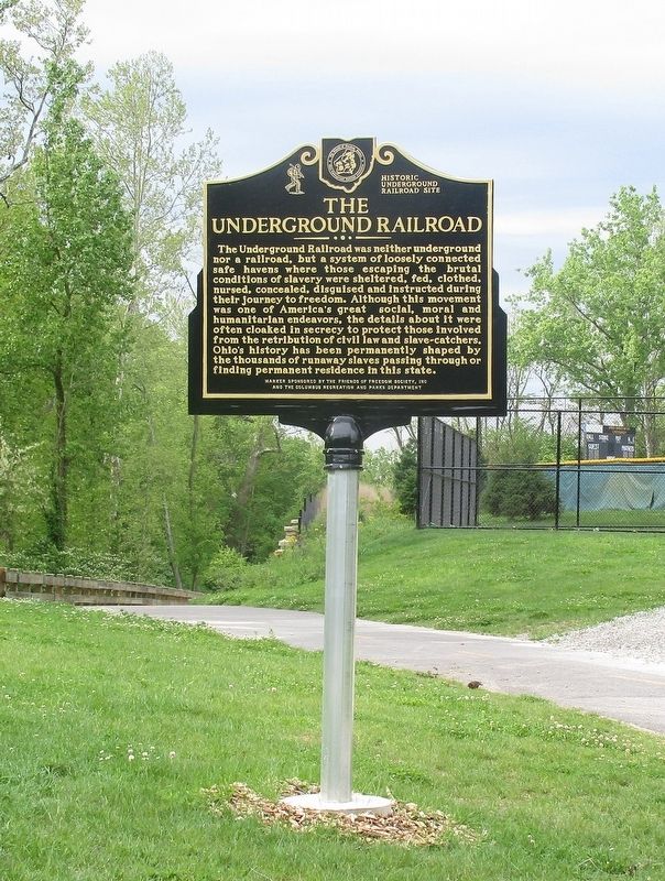 Alum Creek &The Underground Railroad Marker image. Click for full size.