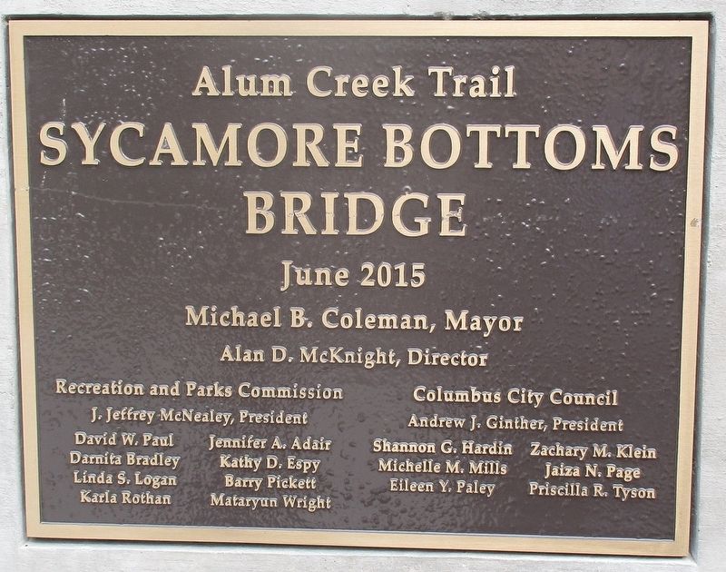 Alum Creek &The Underground Railroad Marker image. Click for full size.