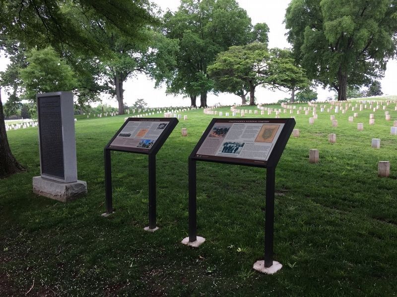 Chattanooga National Cemetery Marker image. Click for full size.