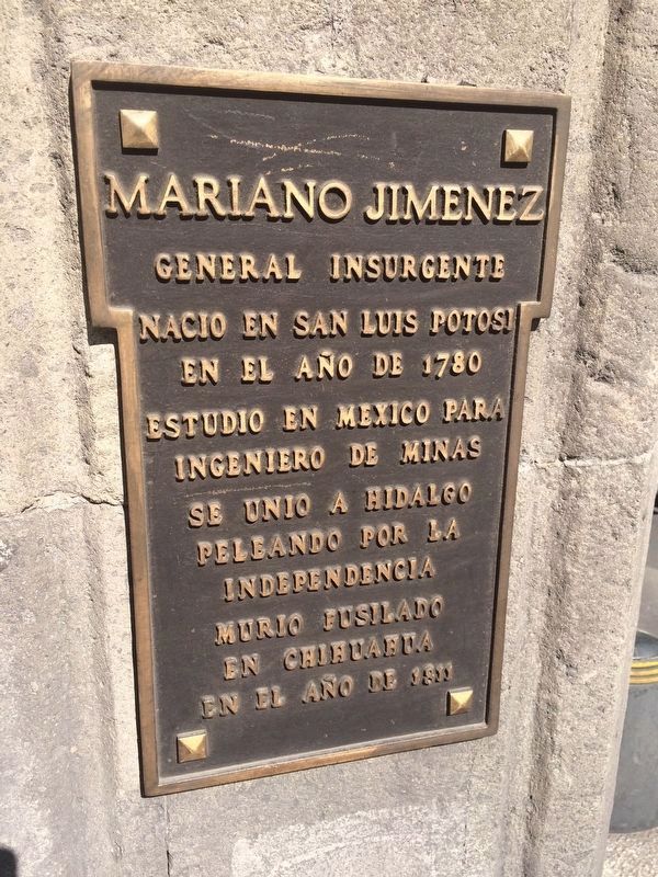 General Mariano Jimnez Marker image. Click for full size.