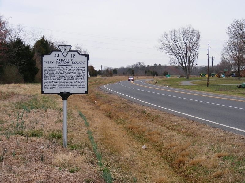 Stuart's "Very Narrow Escape" Marker image. Click for full size.