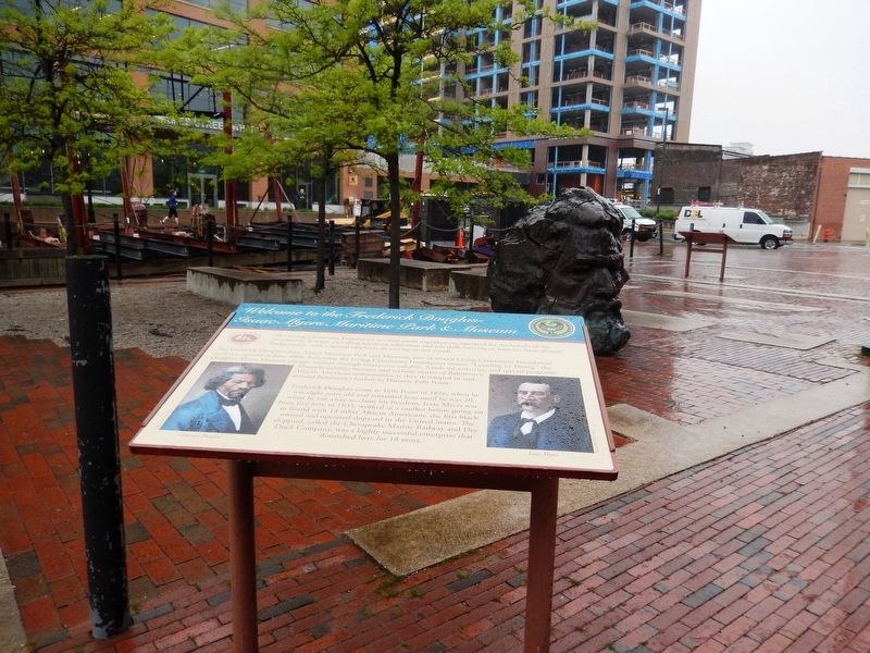 Frederick Douglas-Isaac Myers Maritime Park and Museum Marker image. Click for full size.